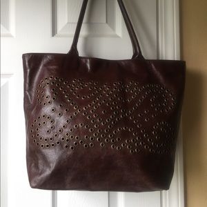 Berge Genuine Leather Tote Bag